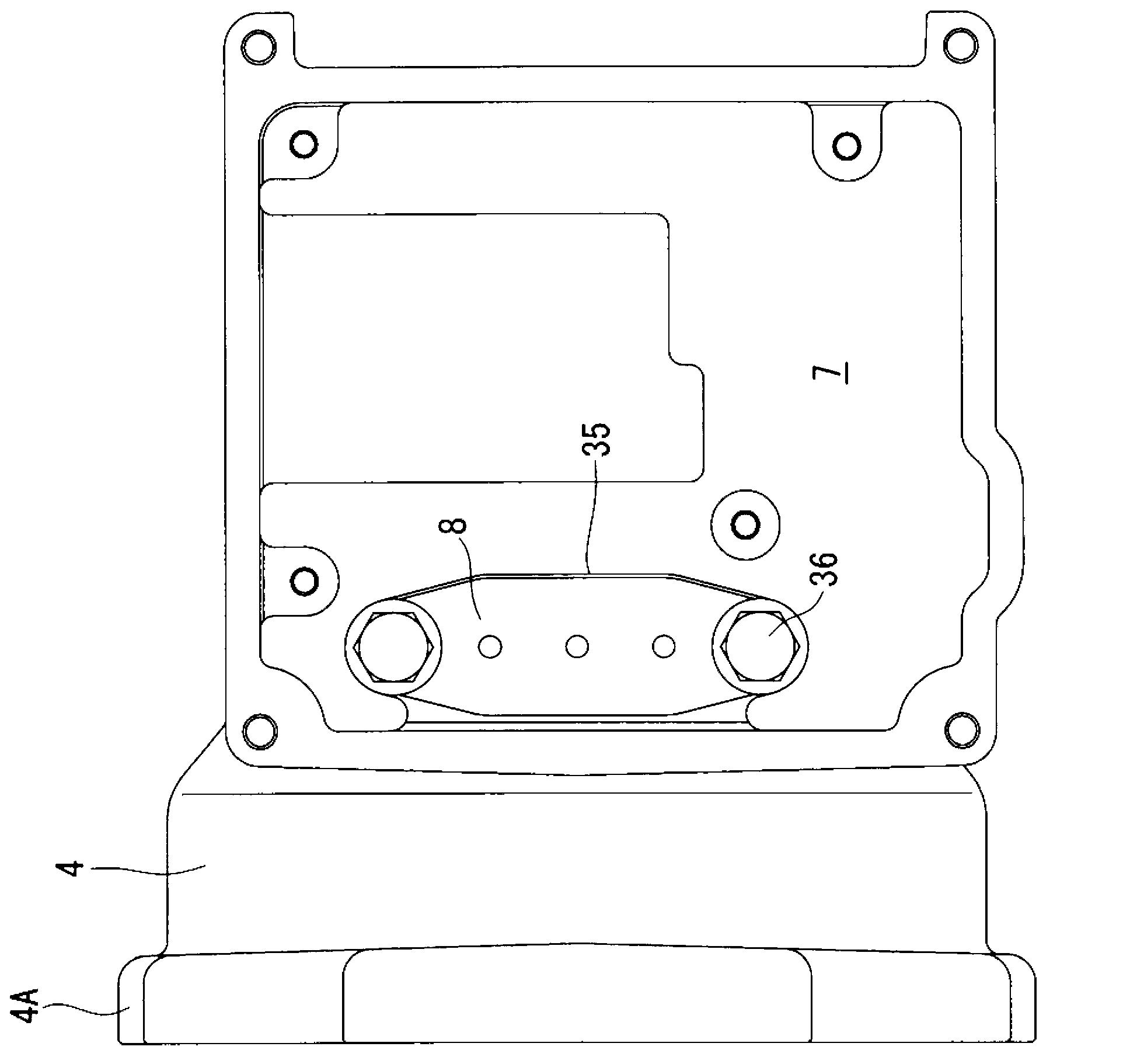 Compressor motor and electric compressor using same