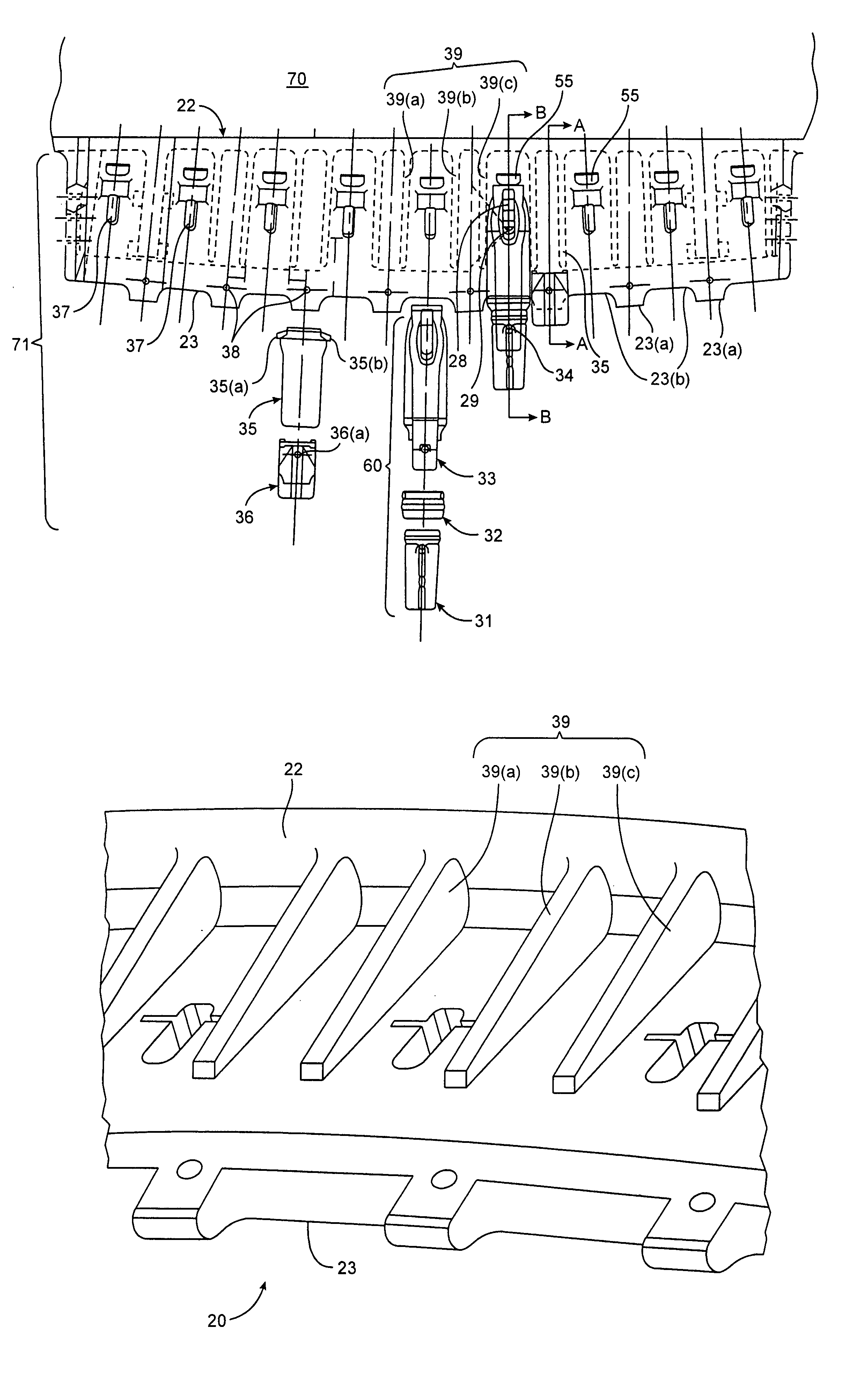 Lip assembly