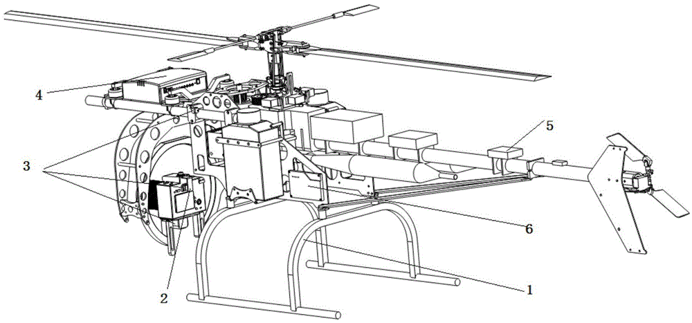 Visible light accurate detection system for electric unmanned helicopter