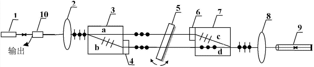 Filtering type wavelength tunable external cavity laser