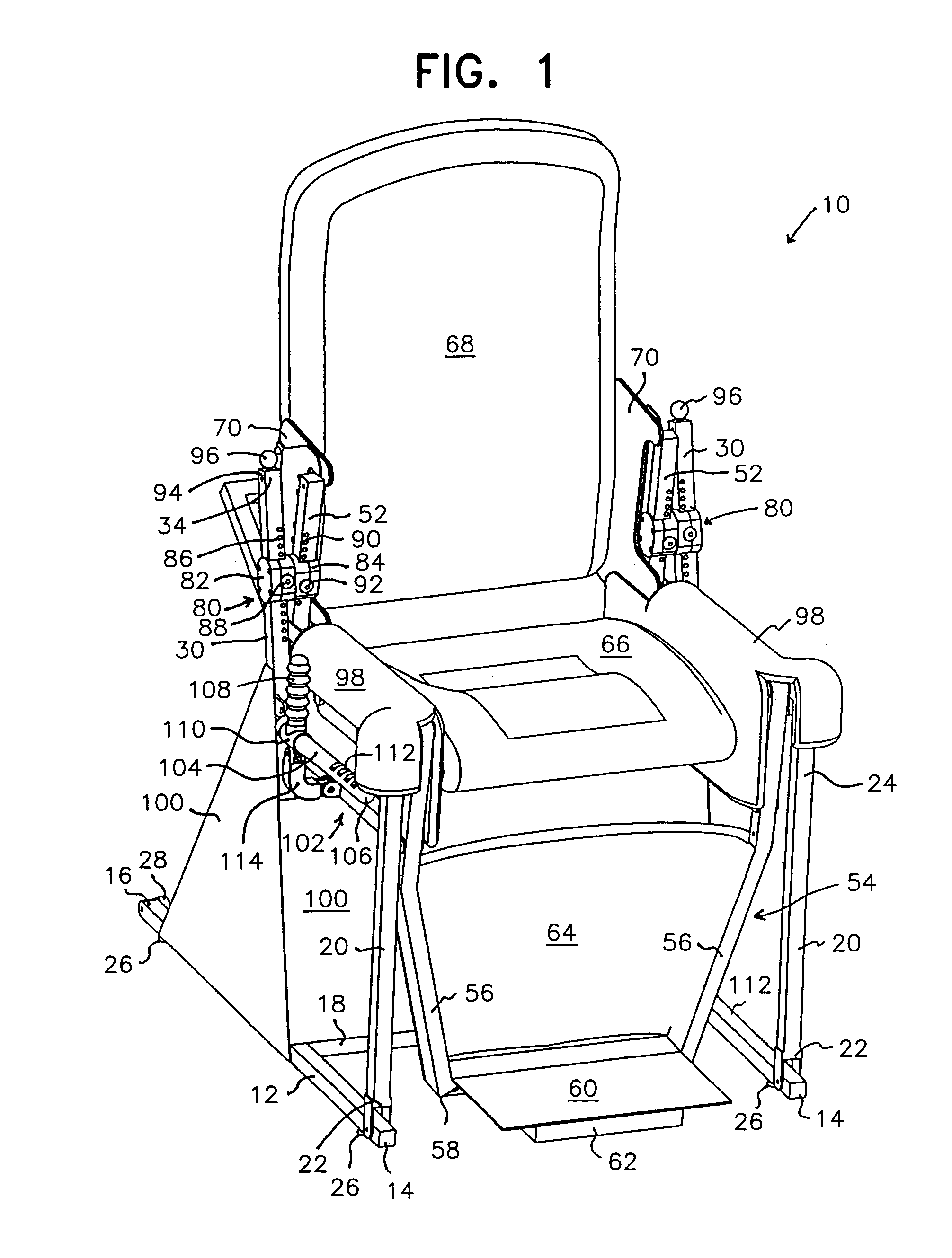 Low-resistance exercise and rehabilitation chair