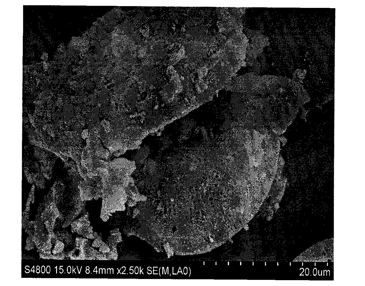 Method for preparing visible light responding TiO2 mixed crystal using bergmeal as substrate