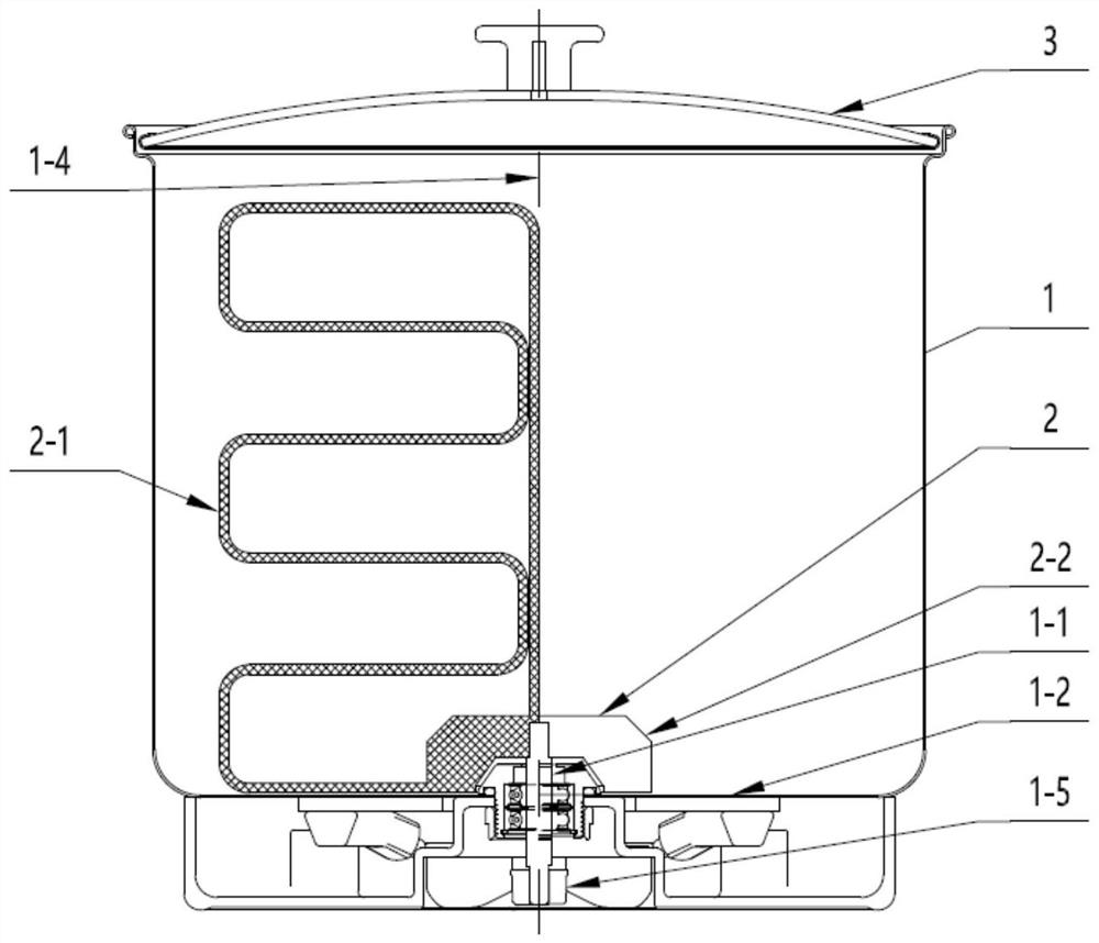 Viscous food material processor and method