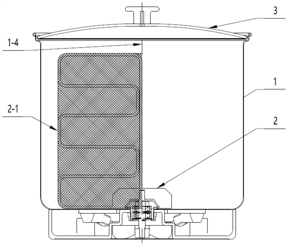 Viscous food material processor and method