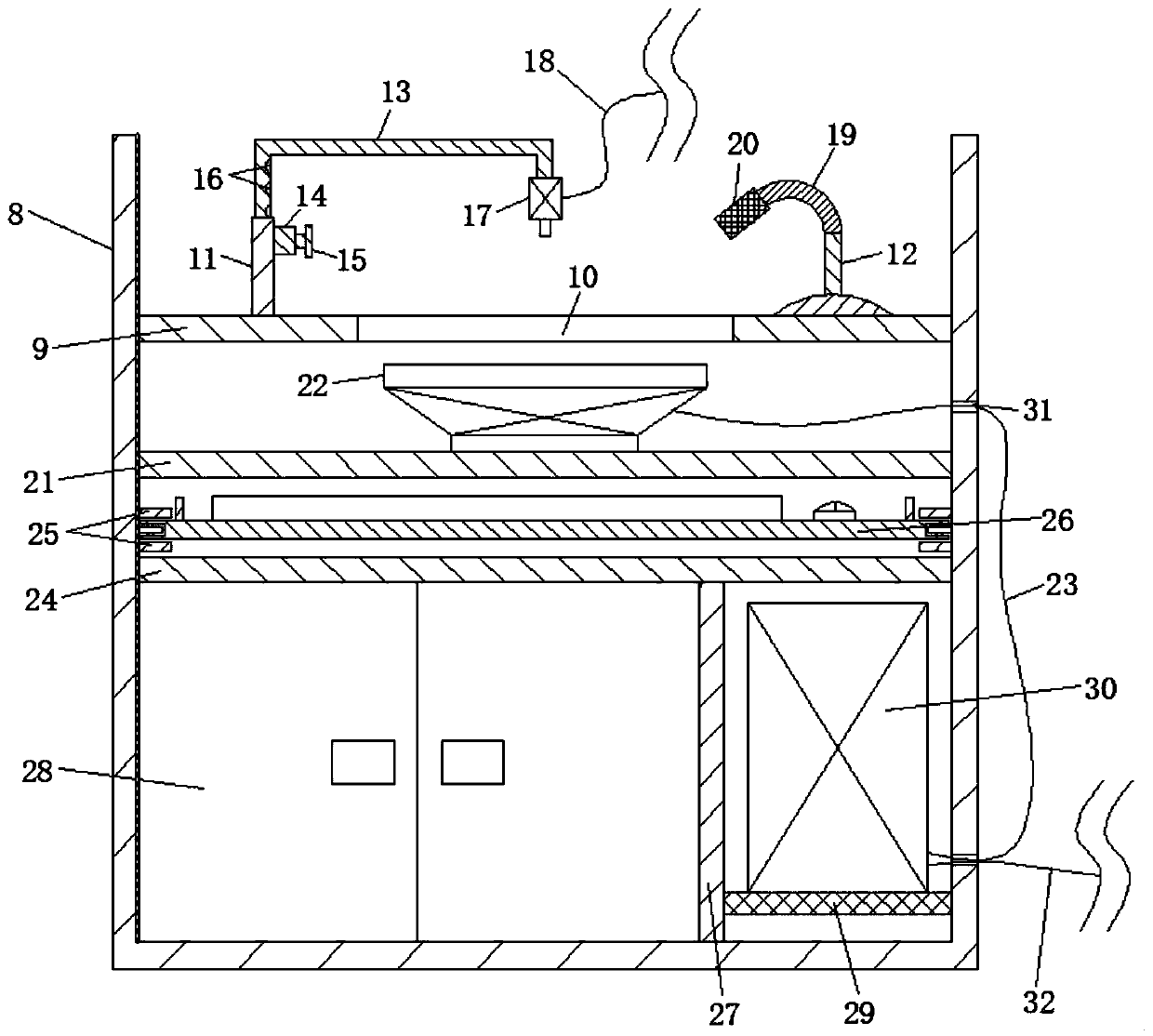 Demonstration device for practical teaching based on computer application