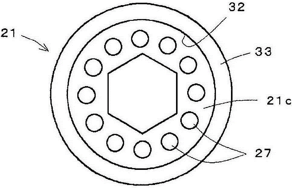 Parison forming device