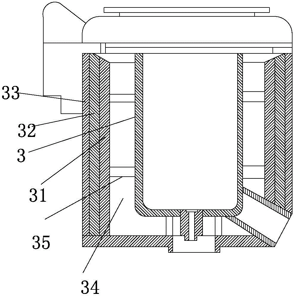 Plastic thin film raw material mixing machine