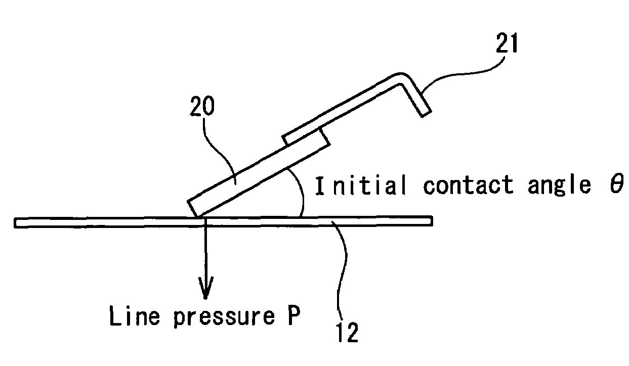 Cleaning blade for use in image-forming apparatus