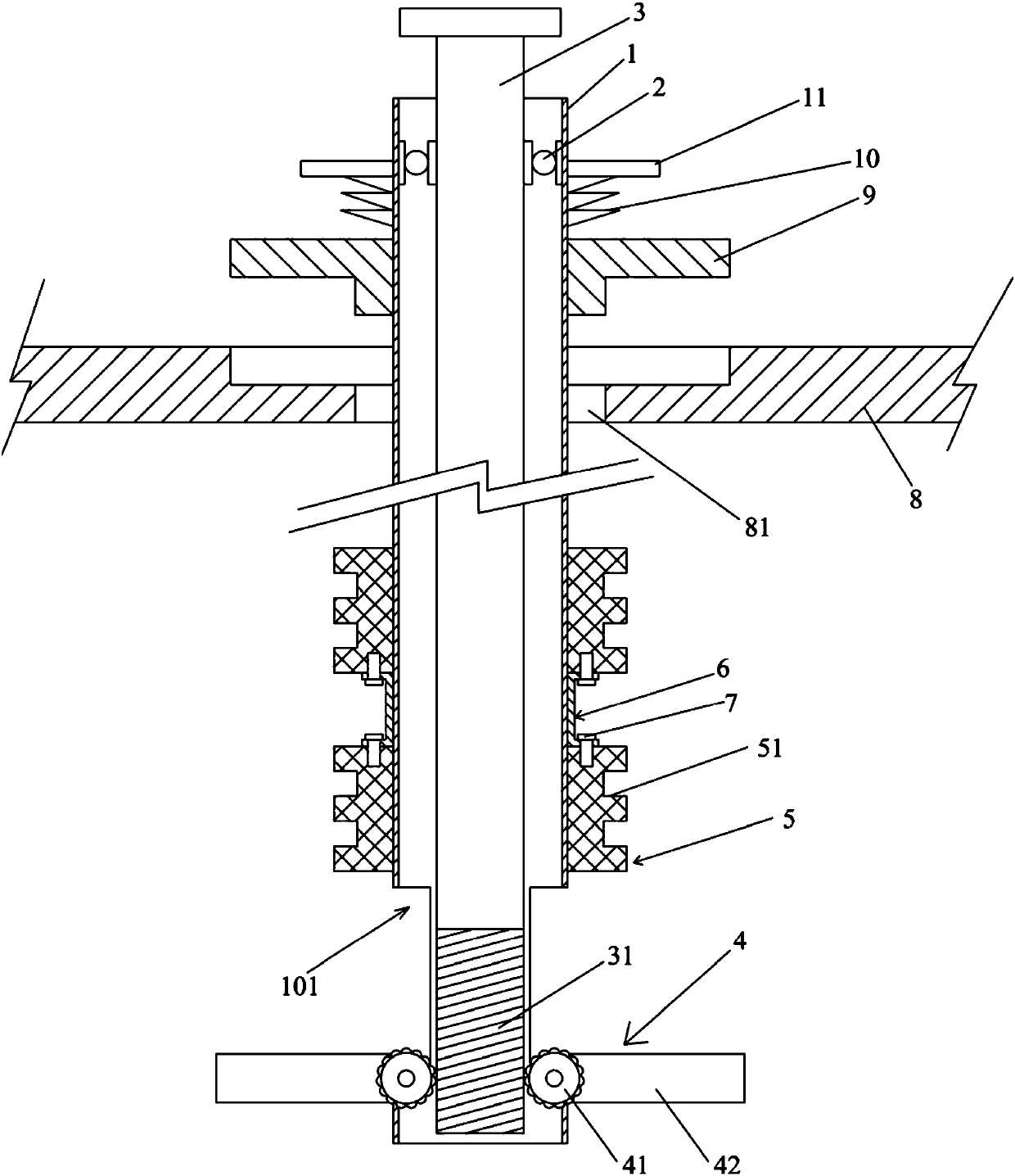 Slope anchoring device for construction and municipal engineering