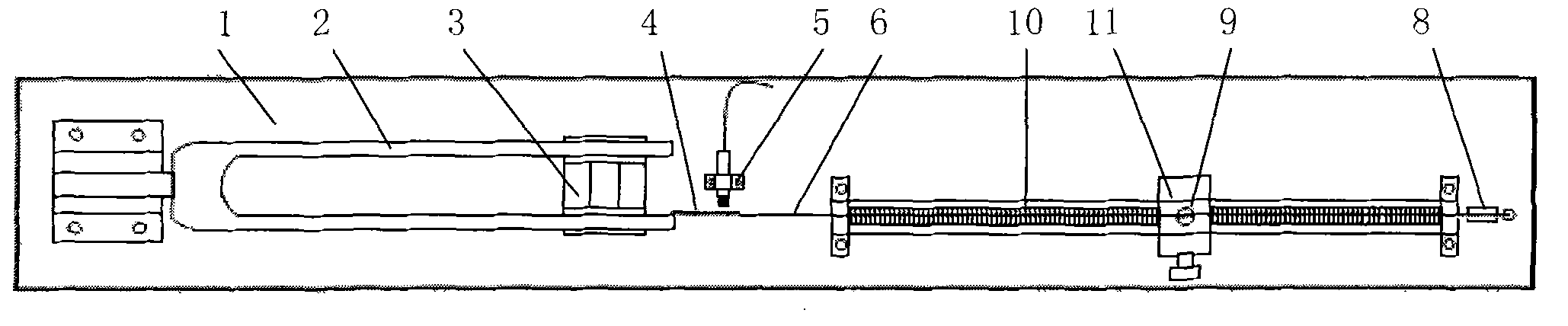 Tuning fork vibration chaos experimental bench