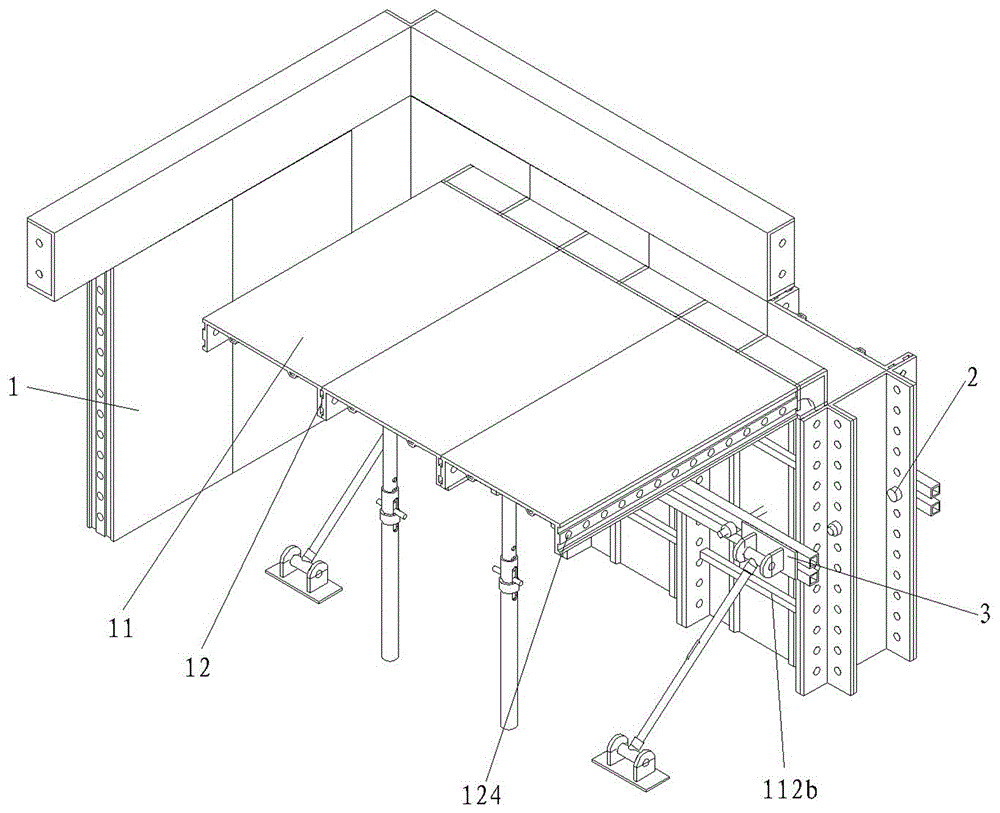 Installing process of aluminum formwork