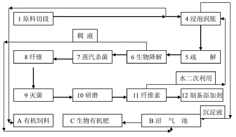 Composite flora for biological preparation of cellulose additive, and applications thereof