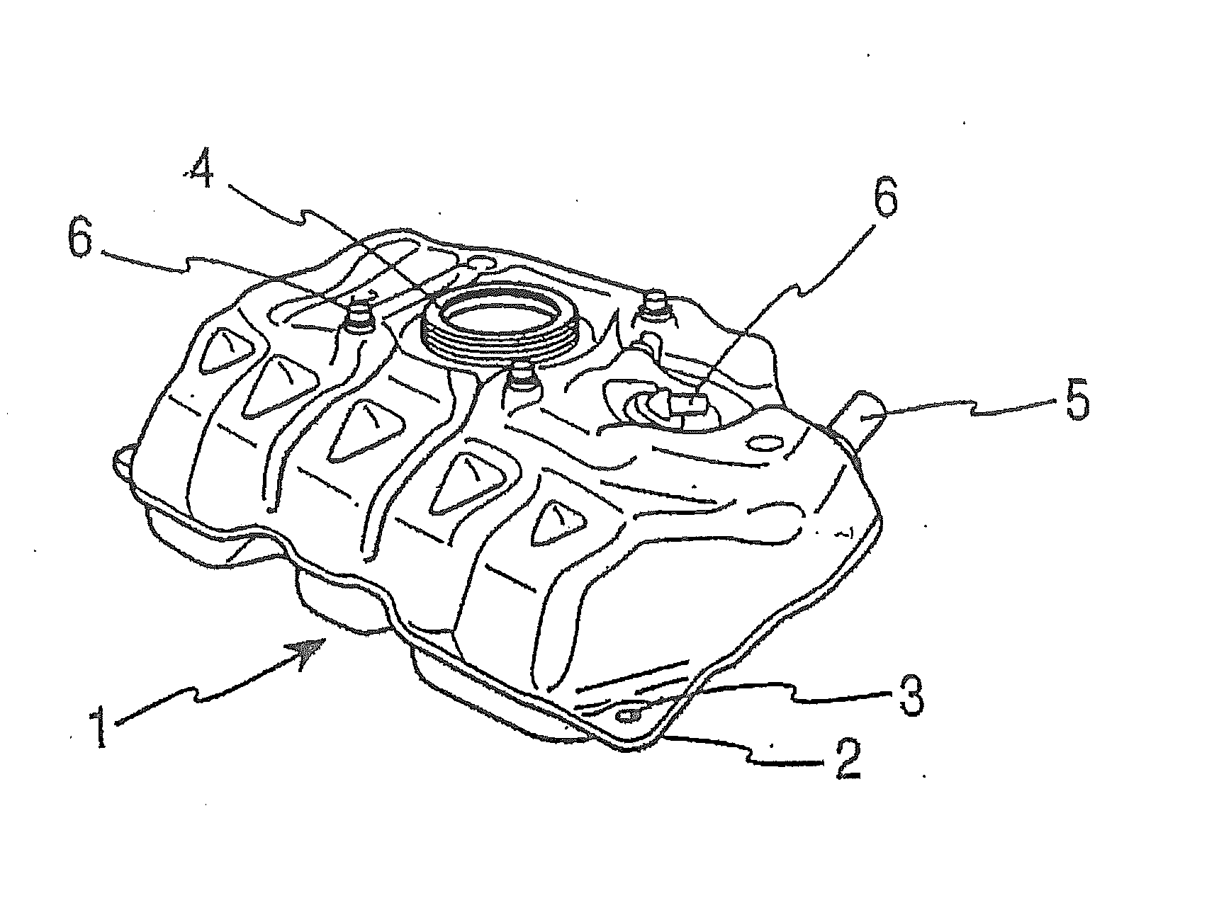 Automobile fuel tank