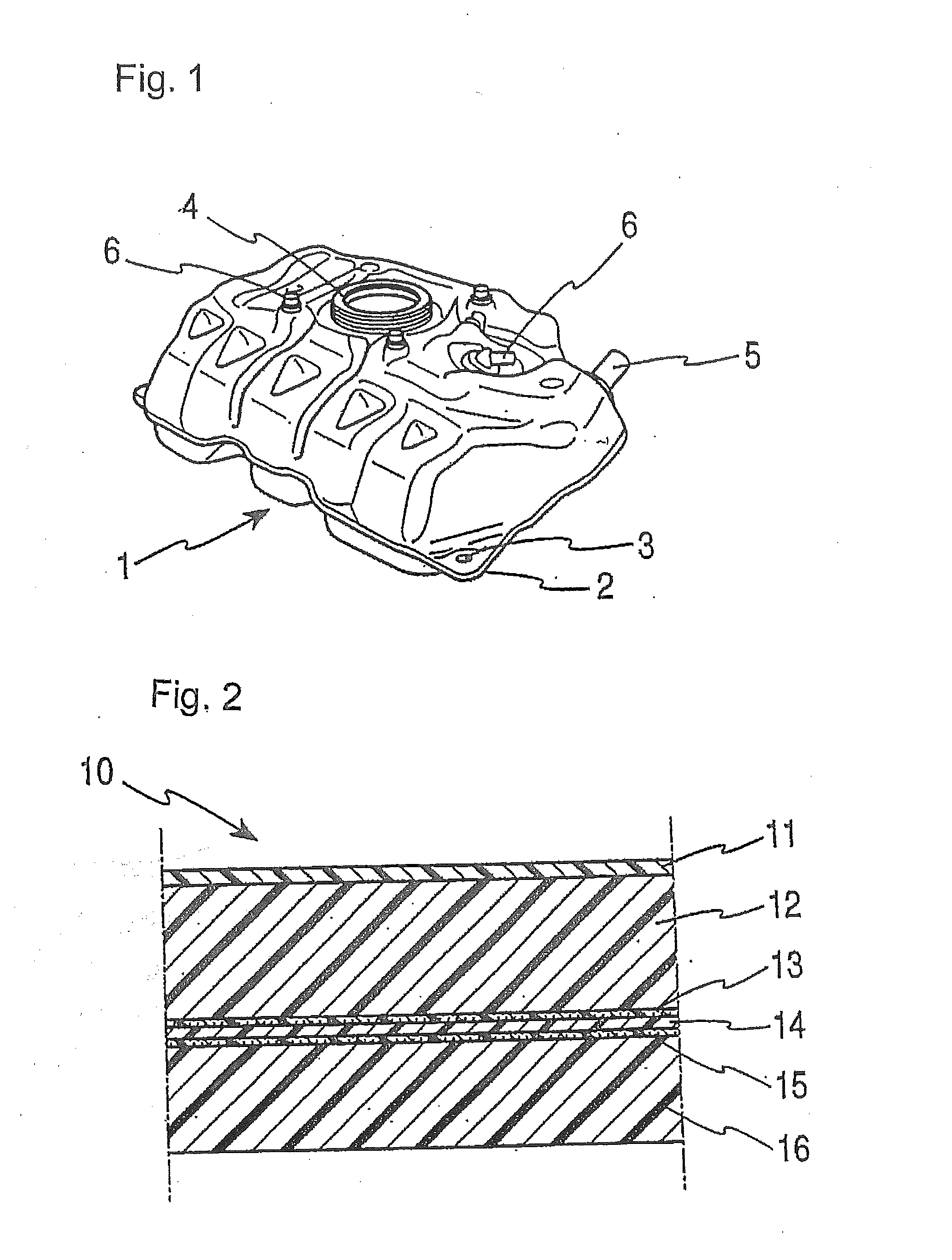 Automobile fuel tank