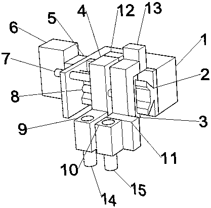 Laser projection type non-contact margin measuring instrument