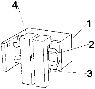 Laser projection type non-contact margin measuring instrument