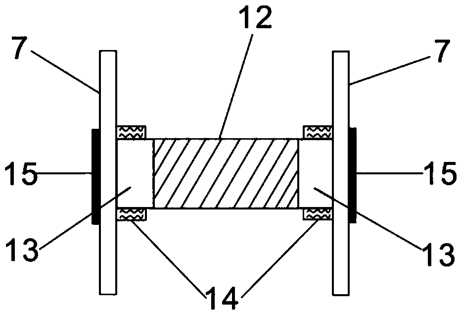 Rock diffusion coefficient measuring device and method