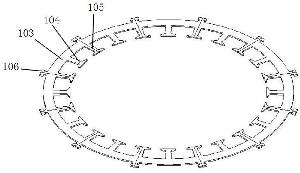 Intelligent welding device and method for wind power stator core