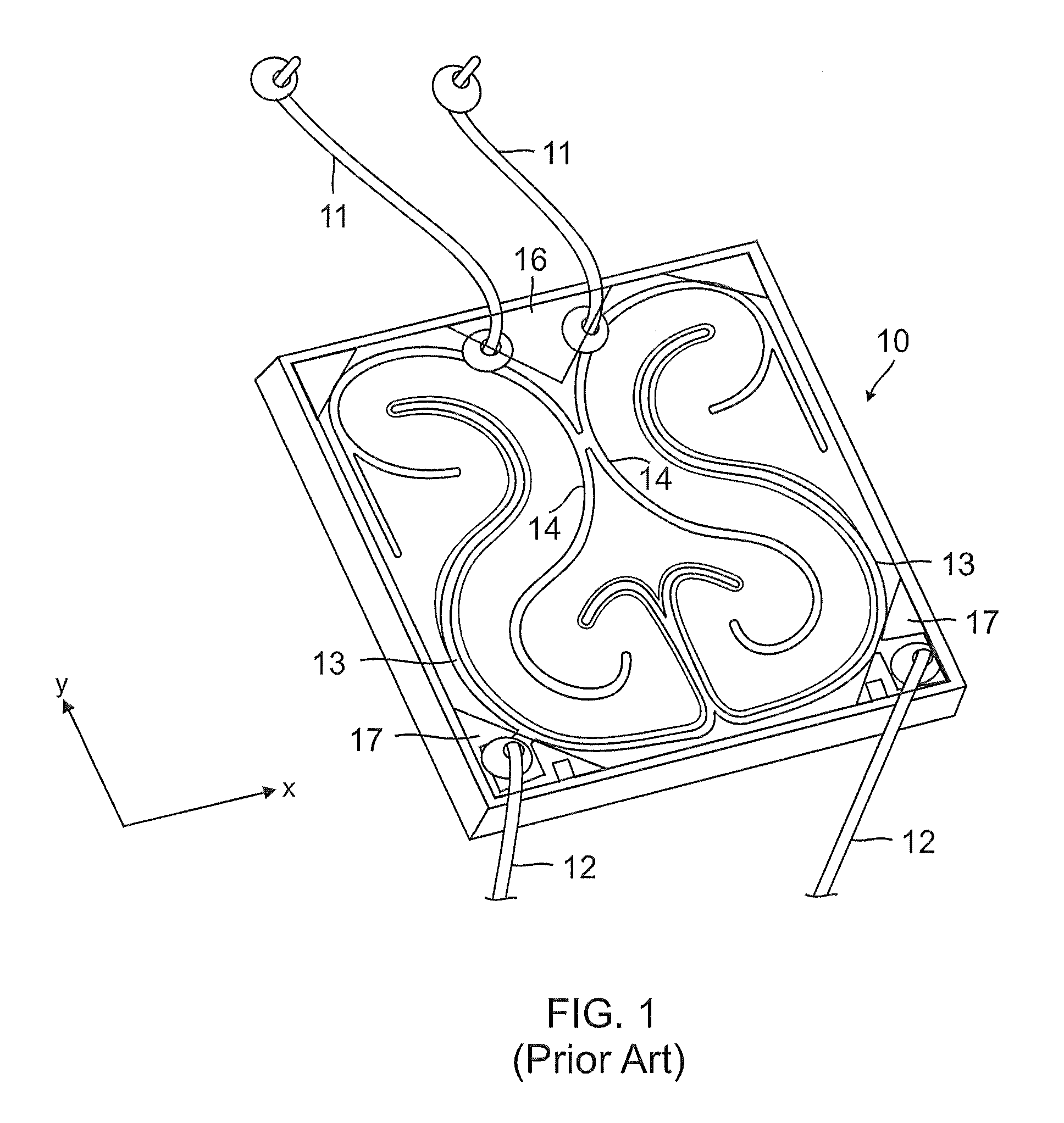 Top contact LED thermal management