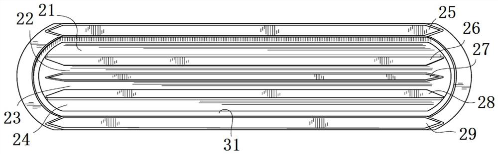 A cracked seepage irrigation pipe and its processing method