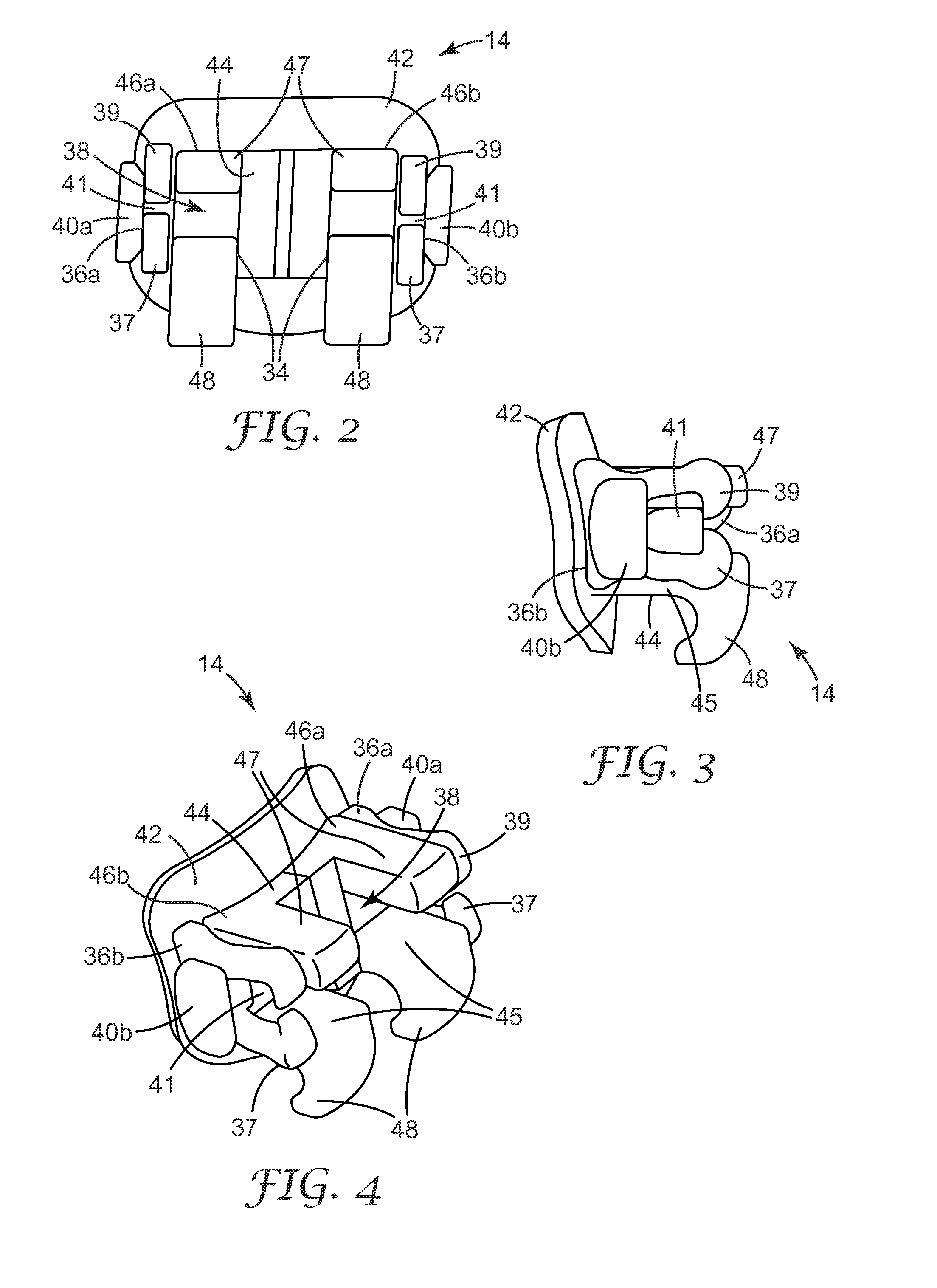 Orthodontic brace with reduced profile