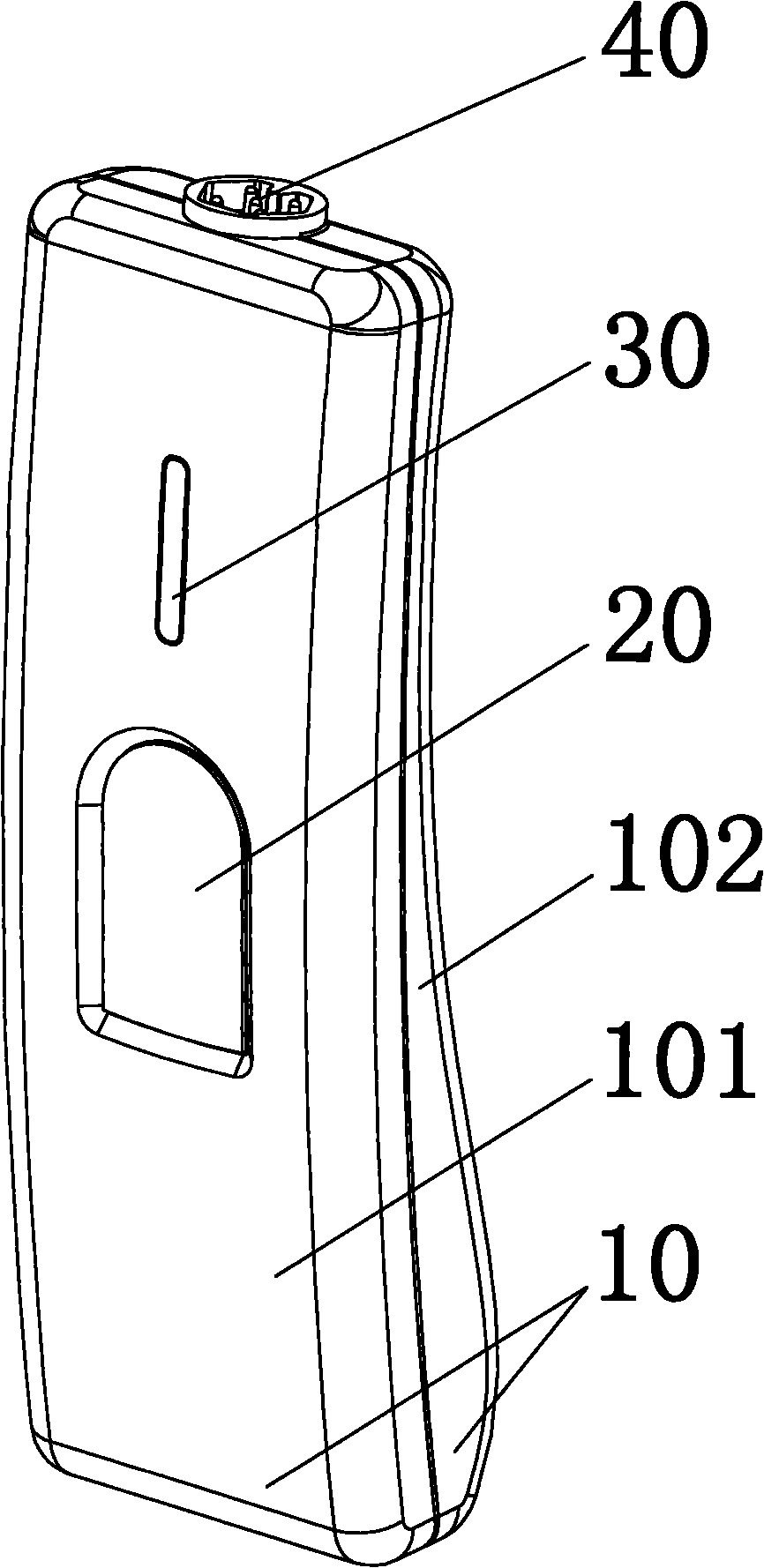 Wireless regional fingerprint-positioning key