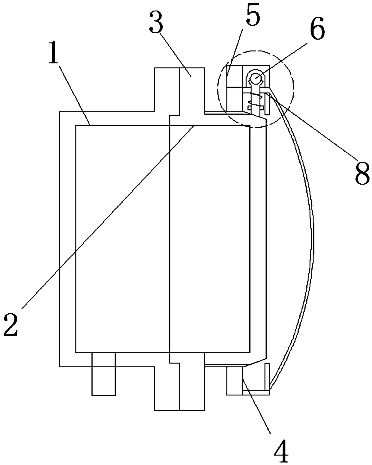 Explosion-proof hand-operated fire alarm