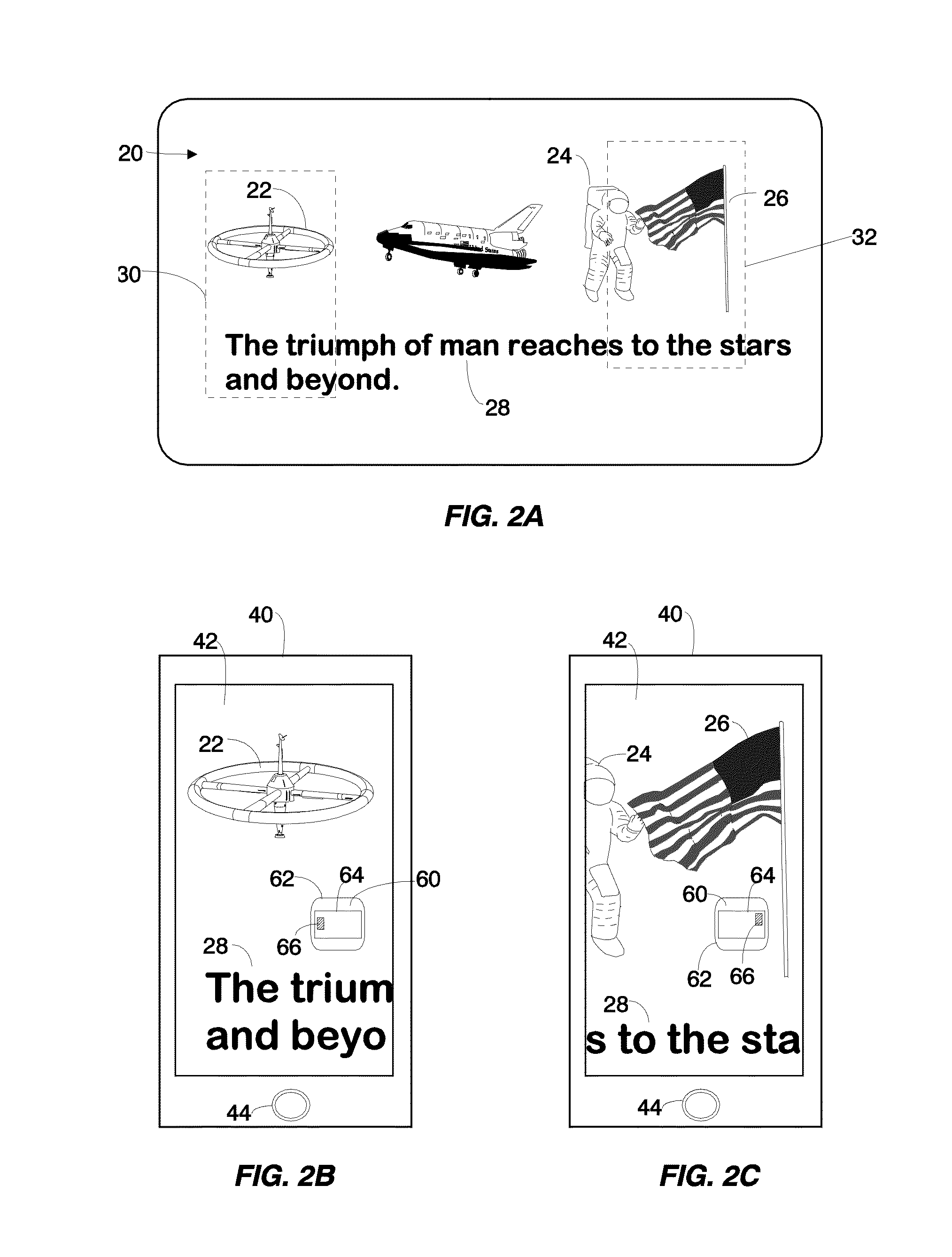 View navigation guidance system for hand held devices with display