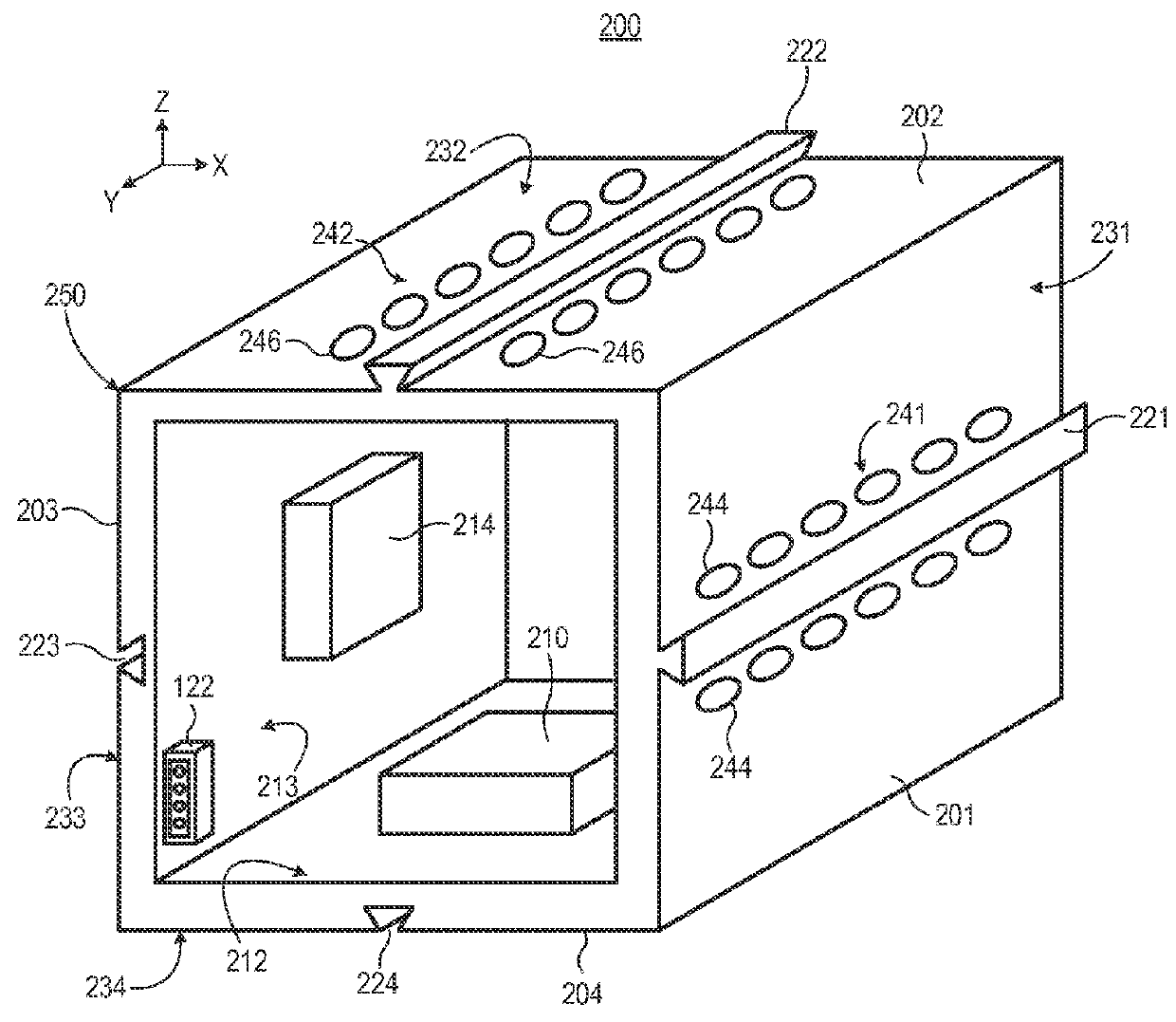 Server system with interlocking cells