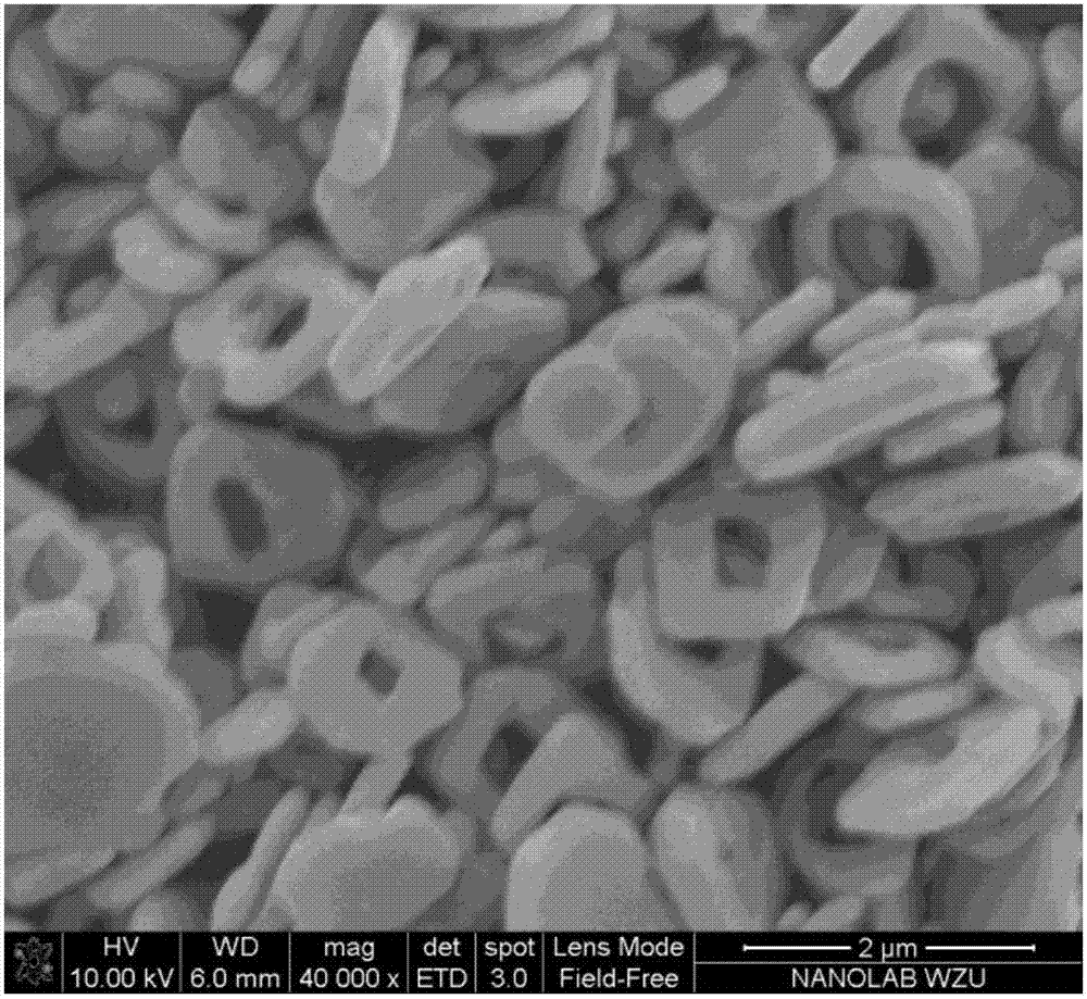 Preparation method of hollow BiVO4 micron sheet photocatalyst