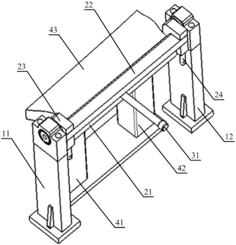 Manual hemming mechanism