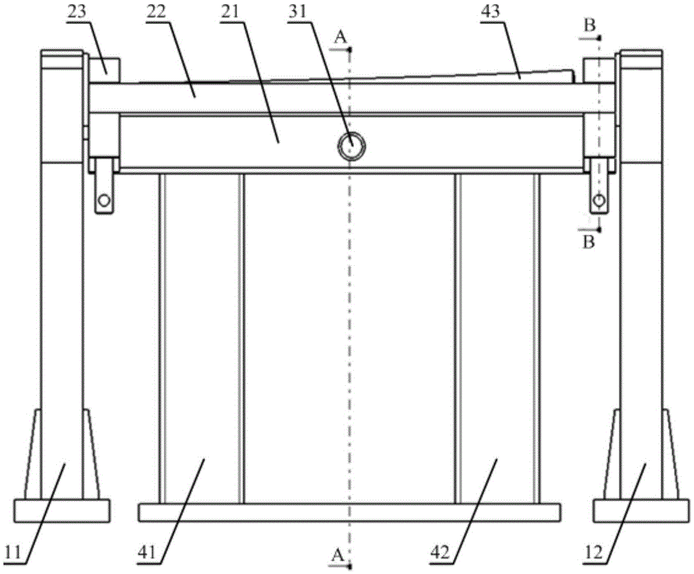 Manual hemming mechanism