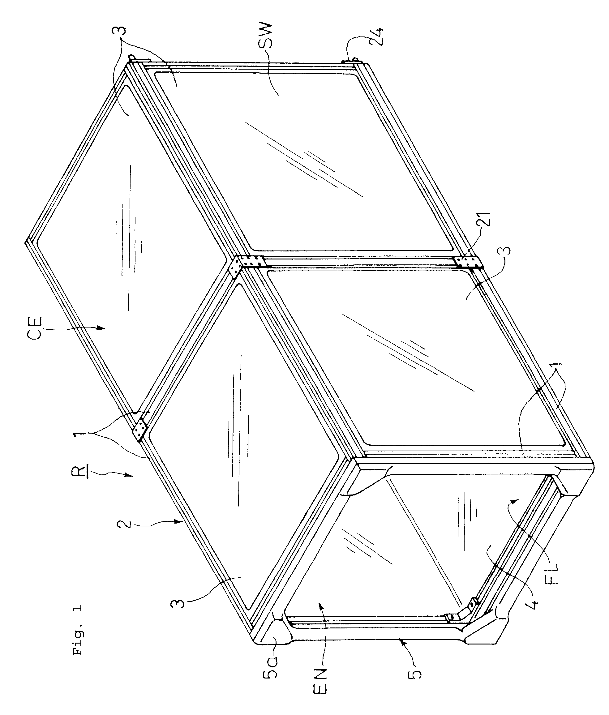 Capsule room unit and two-level installation structure thereof