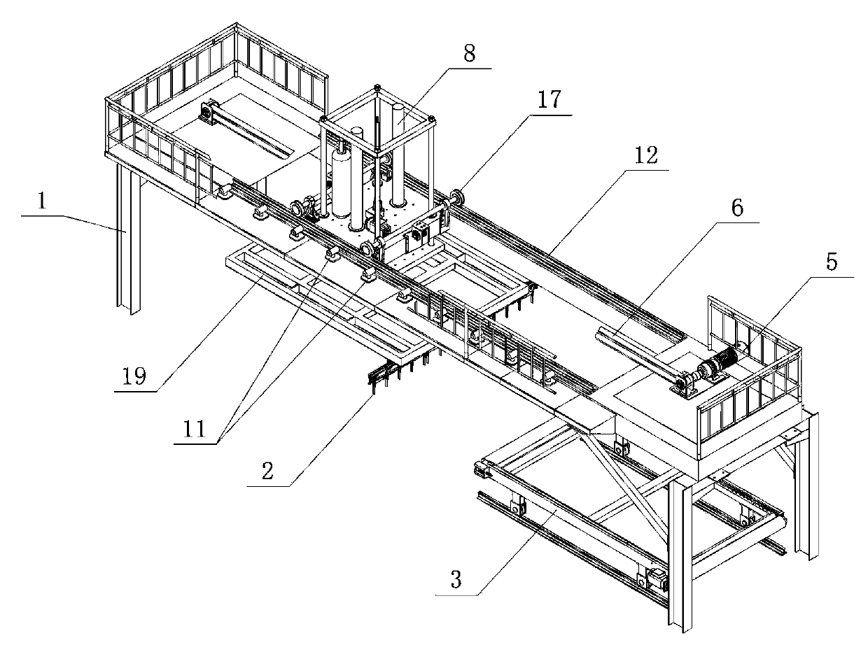 Automatic brick setting machine