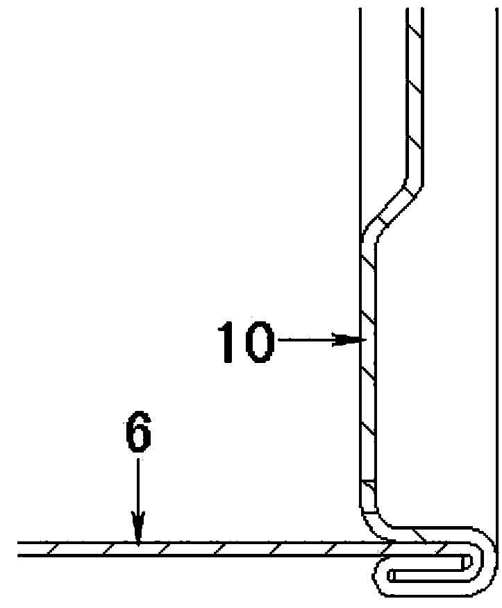 Manufacturing method of automobile muffler and muffler device