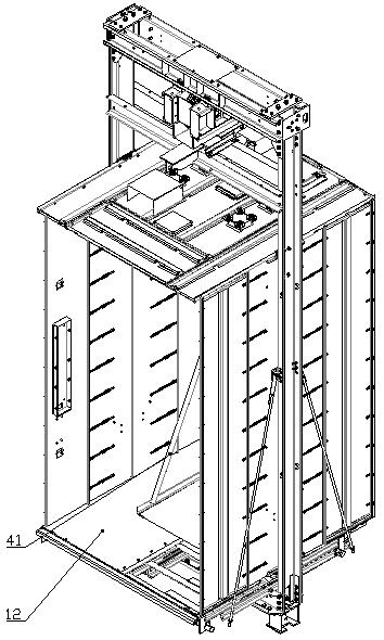 Transfer method for building partition boards