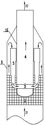 Multi-stage agglomeration and rotational flow combined method for removing liquid from gas