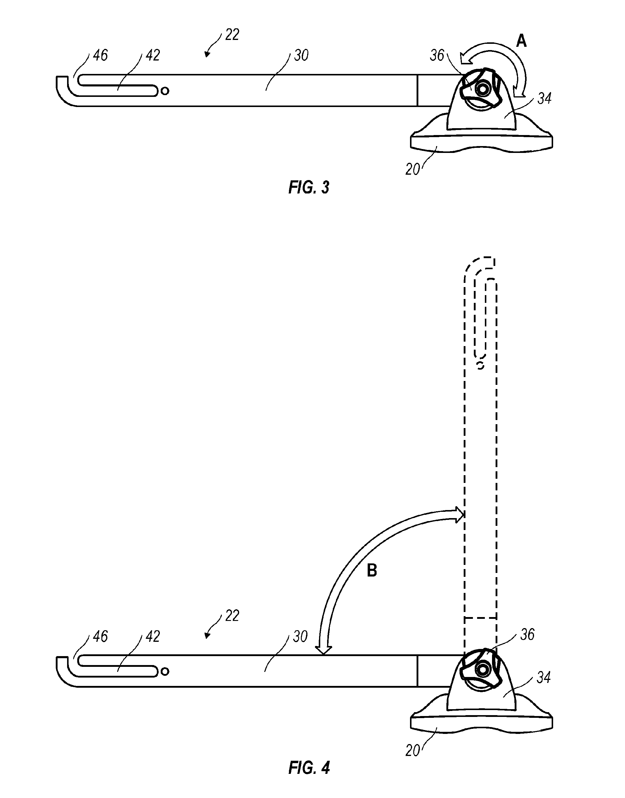 Slottted wheel support mountable on a load carrier