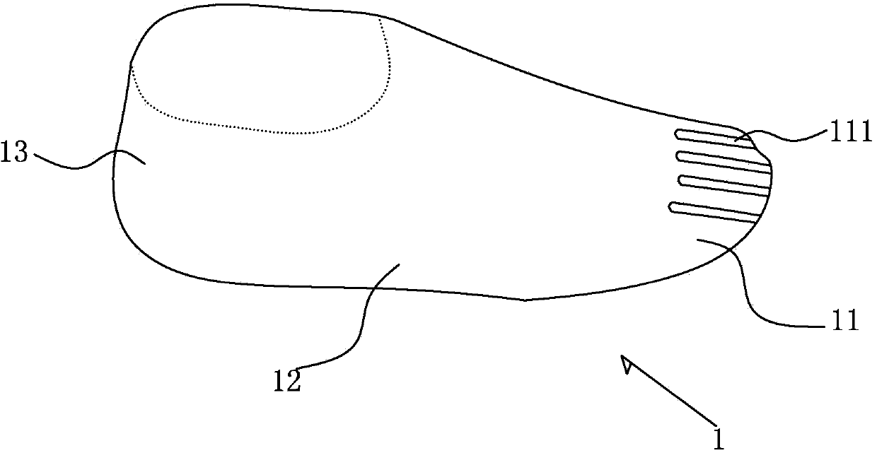 One-piece-type vamp and manufacturing method thereof