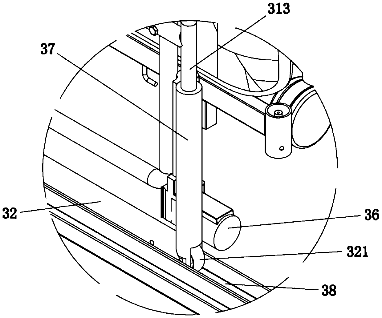 Bed and chair system capable of performing translating type transferring of human body