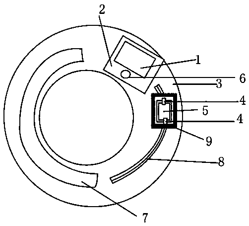 Blood pressure and heart rate measuring system based on flexible stress sensor and preparation method thereof