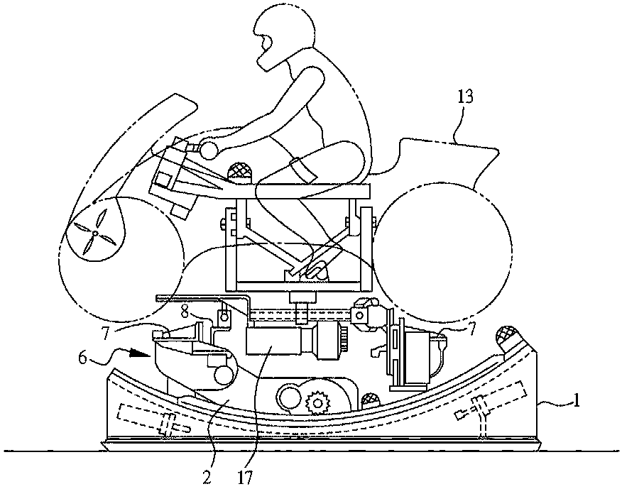 Body sensing apparatus for enhancing steering sideslip