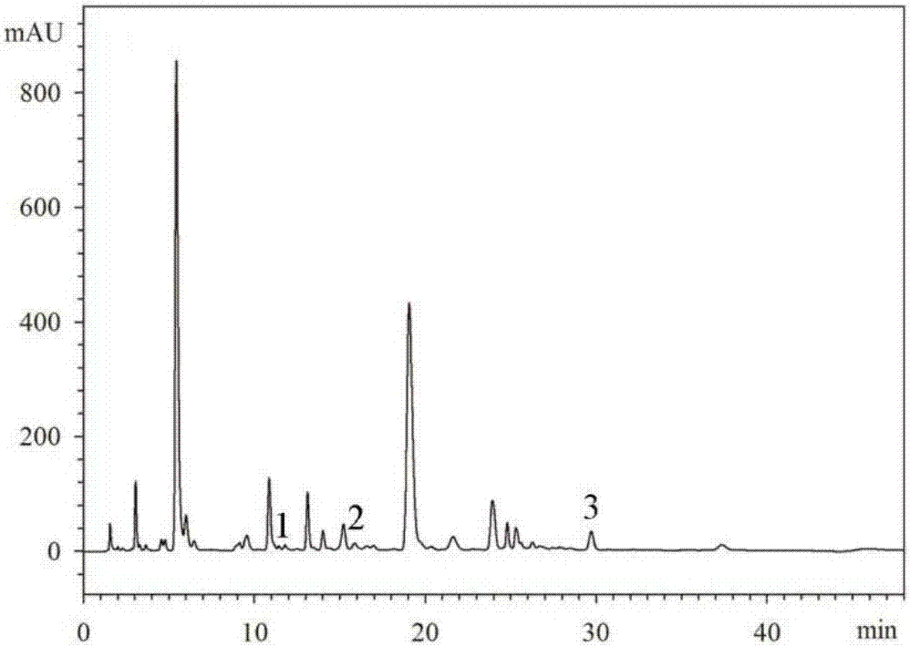 Method for measuring plant hormone in subgenus yulania plant