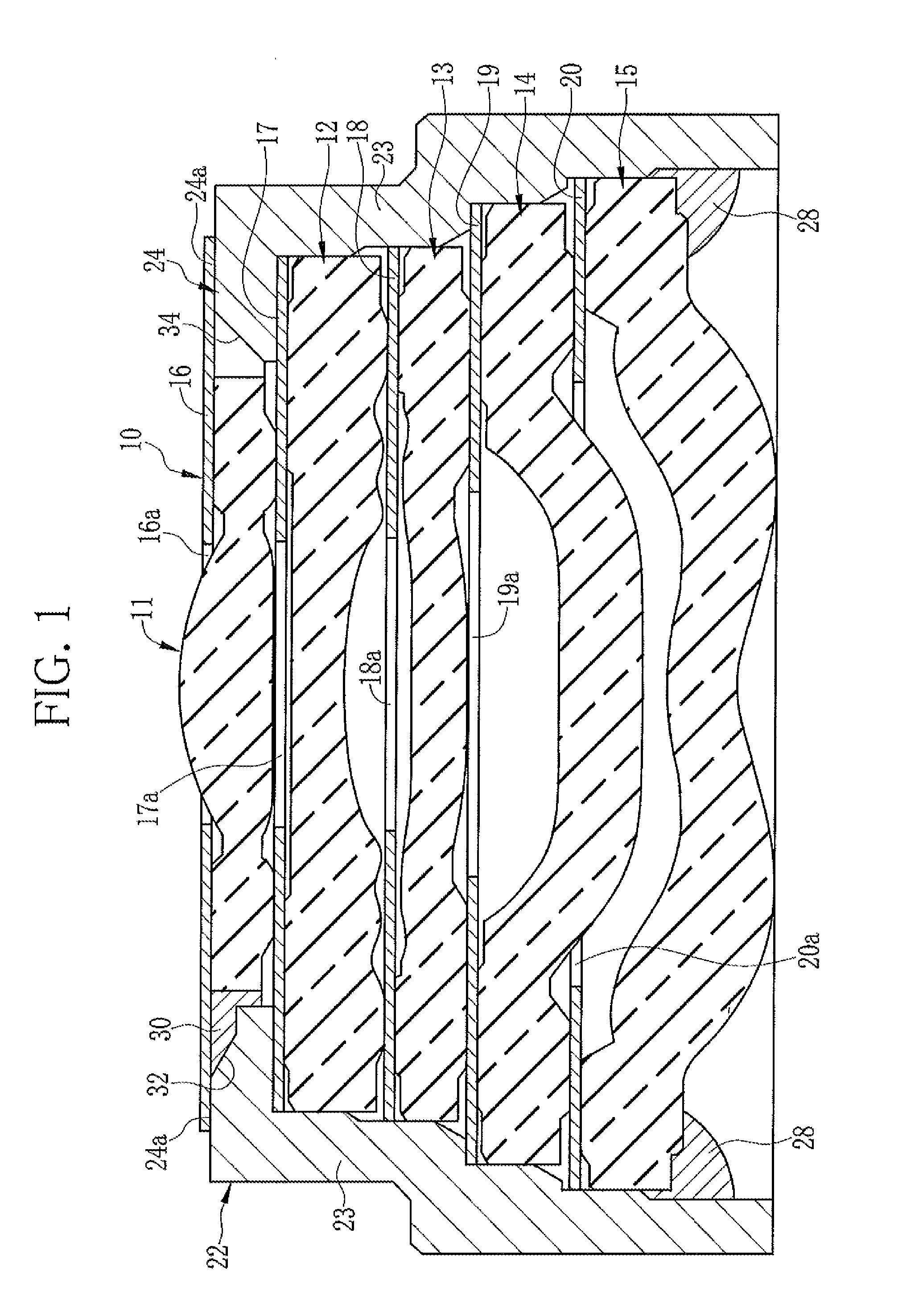 Lens unit and method for manufacturing the same