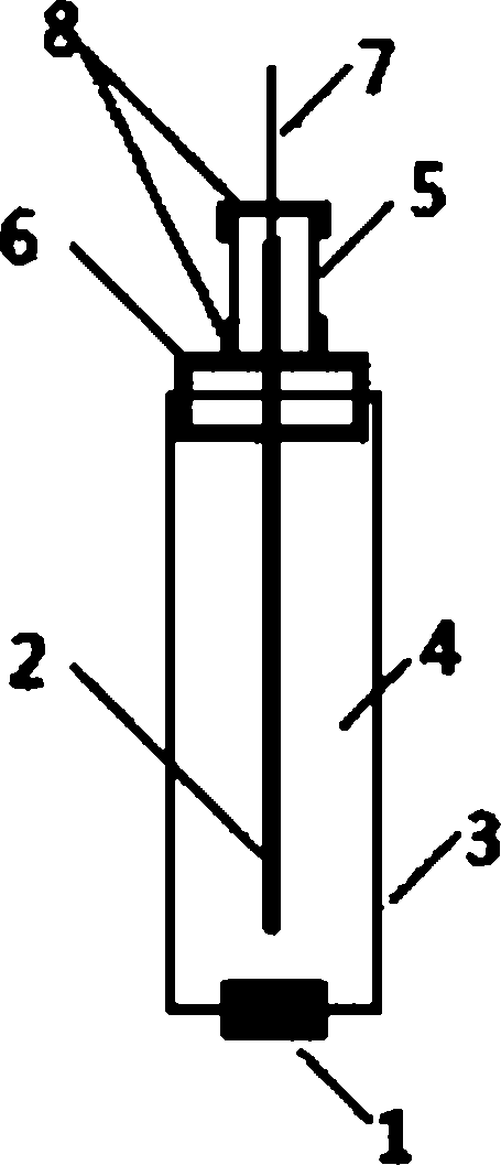 Oil gas pipeline potential measurement permanent reference electrode