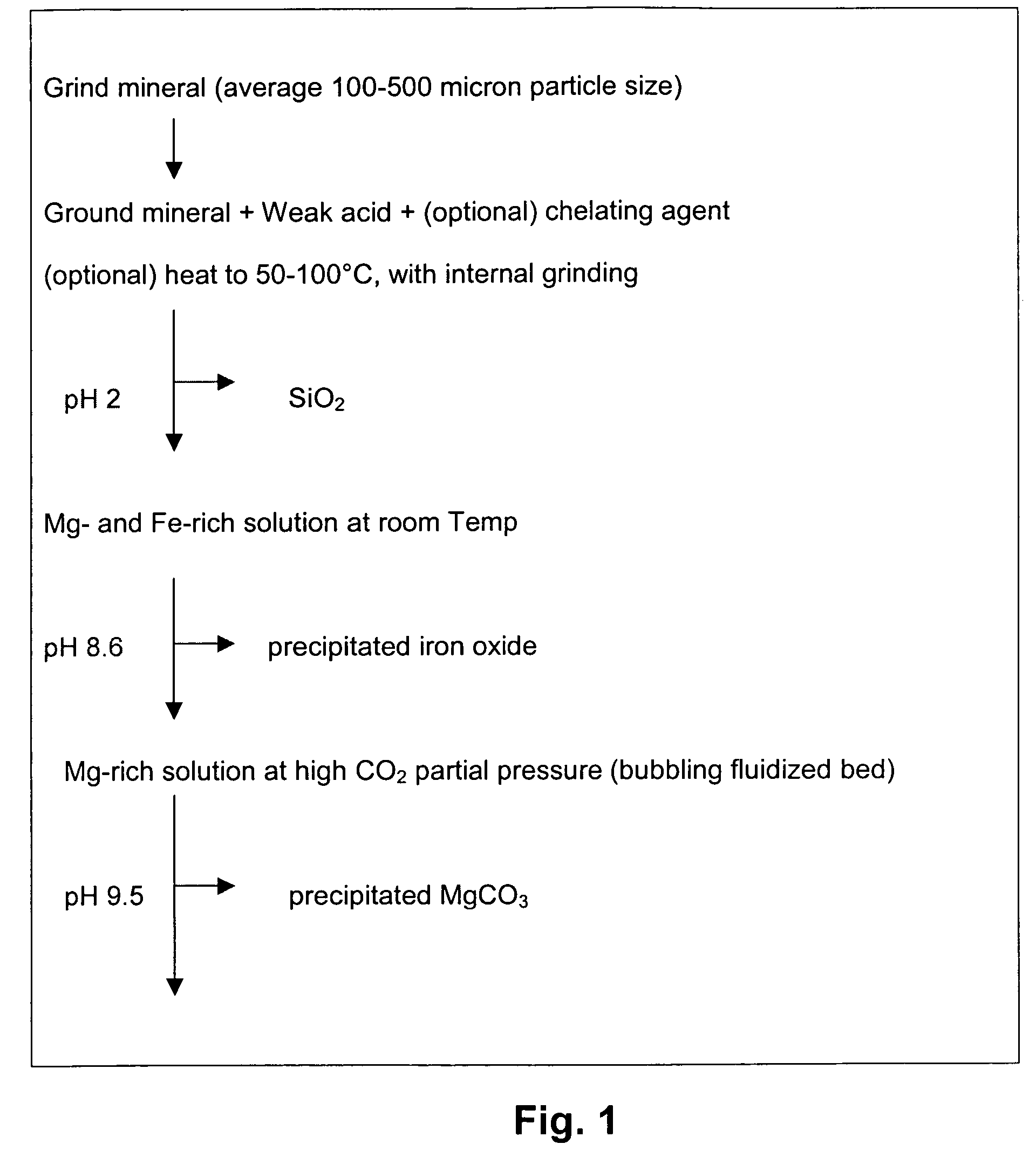 Carbon dioxide sequestration using alkaline earth metal-bearing minerals