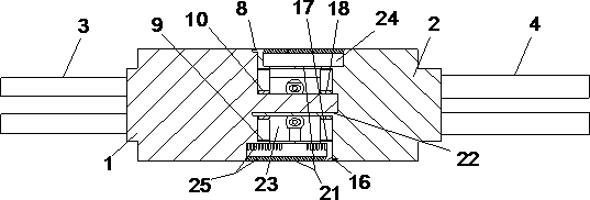 Wire harness connector for automobile