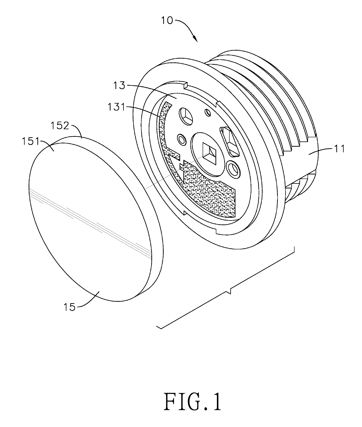 Sensor having separate antenna