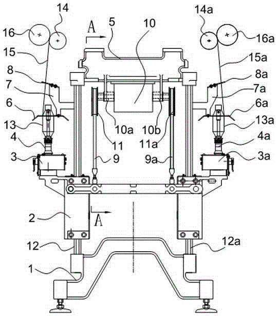 A flax spinning machine