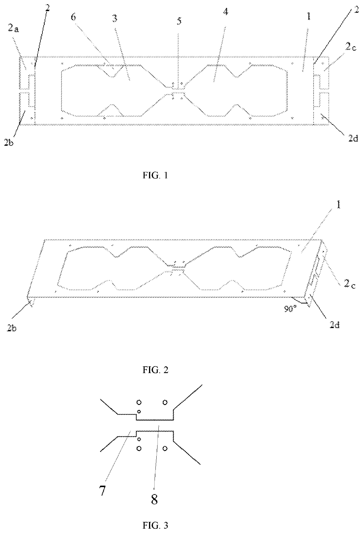 Planar antenna element and antenna